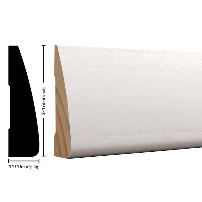 RELIABILT 11/16-in x 2-1/4-in x 10-ft Primed Pine 327 Casing