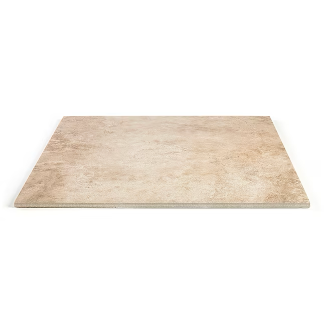 Style Selections Mesa Beige 12-in x 12-in Glazed Porcelain Stone Look Floor and Wall Tile (Case of 18)