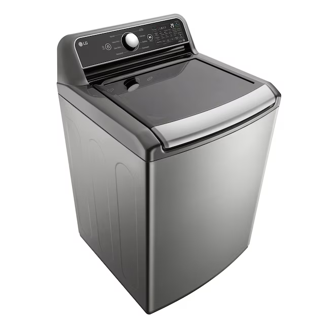 LG TurboWash 5.5-cu ft High Efficiency Impeller Smart Top-Load Washer (Graphite Steel) ENERGY STAR