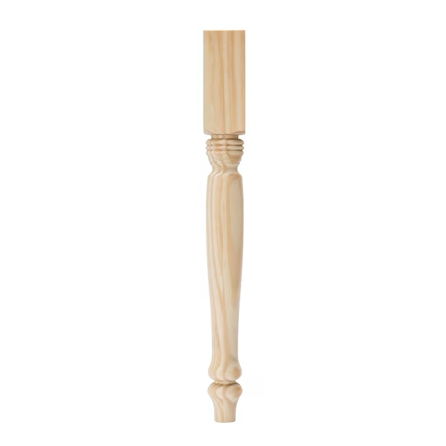 Waddell 2.25-in x 21-in Country Pine End Table Leg