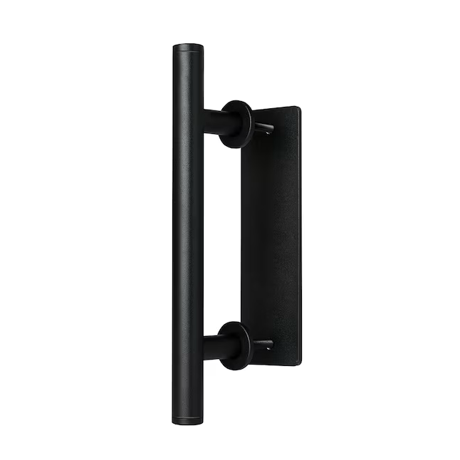 RELIABILT Matte Black Indoor Barn Door Handle