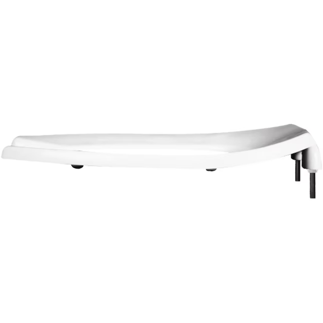 Mansfield Plastic White Elongated Toilet Seat