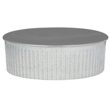 IMPERIAL 6-in dia Galvanized Steel Crimped Small End Round End Cap