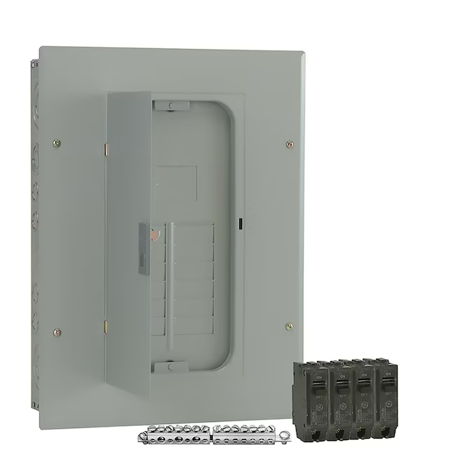 GE PowerMark Gold 100-Amp 22-Spaces 12-Circuit Indoor Main Breaker Load Center (Value Pack)