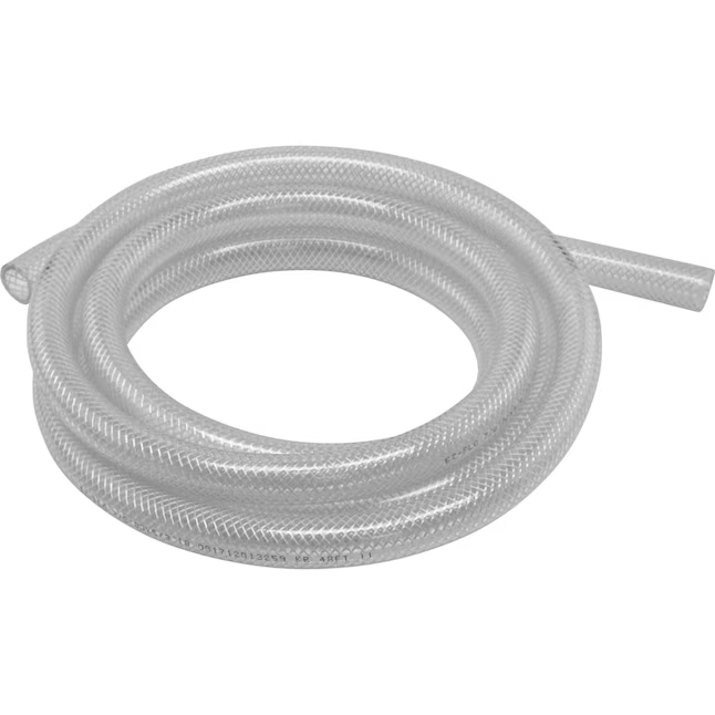 EZ-FLO 1/2-in ID x 10-ft Reinforced PVC Clear Reinforced Braided Vinyl Tubing