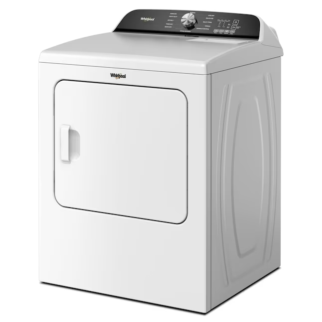 Whirlpool 7-cu ft Elektrischer Trockner mit Dampfzyklus (Weiß)