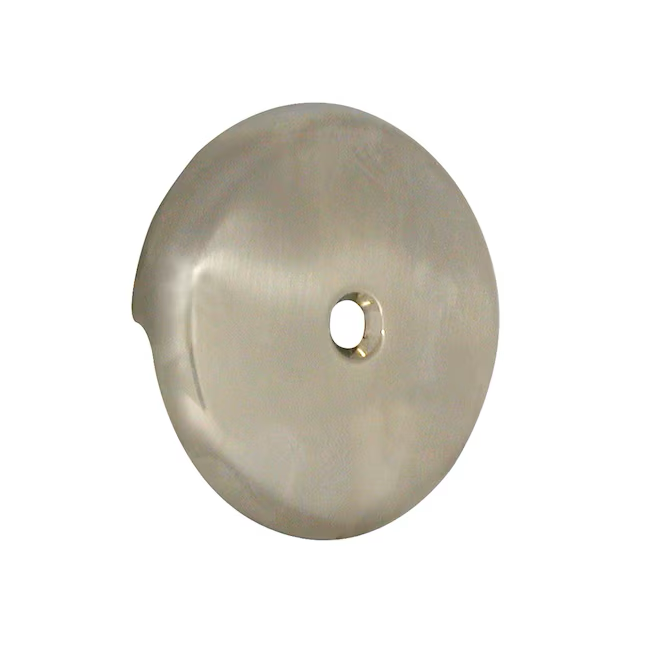 Danco Single Hole Bathtub Drain Overflow Plate In Brushed Nickel