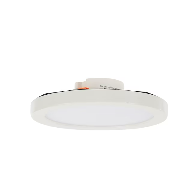 Downlight empotrable LED regulable redondo conmutable HALO blanco de 4 pulgadas y 763 lúmenes 