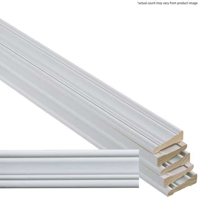 RELIABILT 11/16-in x 2-1/4-in x 14-ft Primed Pine 3100 Casing (12-Pack)