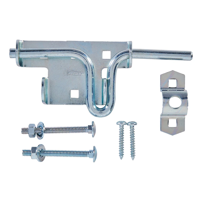 Pestillo de puerta de zinc de 7 pulgadas de National Hardware