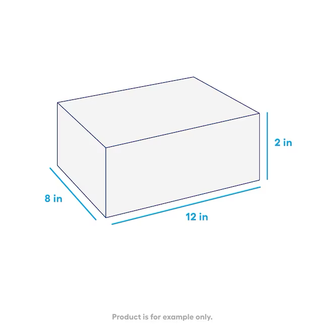 Tapa para muro de contención de concreto color canela Belgard de 2 pulgadas de alto x 12 pulgadas de largo x 8 pulgadas de profundidad