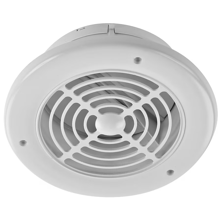 Ventilación de plafón de plástico blanco IMPERIAL de 8,5 x 8,5 pulgadas