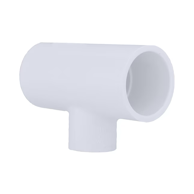 Charlotte Pipe Tee reductora de PVC cédula 40 de 1-1/2 pulg. x 1-1/2 pulg. x 1/2 pulg.