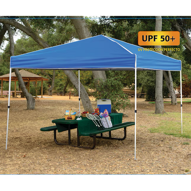 Z-Shade 12-ft x 12-ft Square White Pop-up Canopy