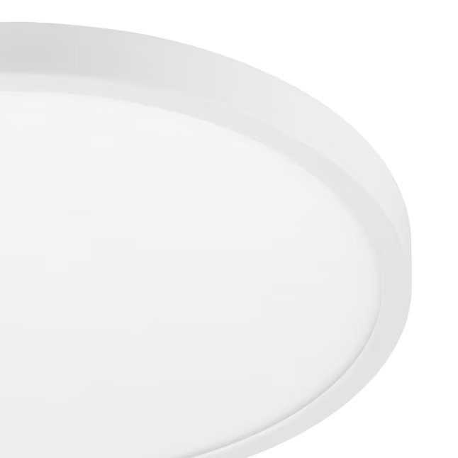 Project Source 1-Light 14-in White LED Flush Mount Light ENERGY STAR (2-Pack)