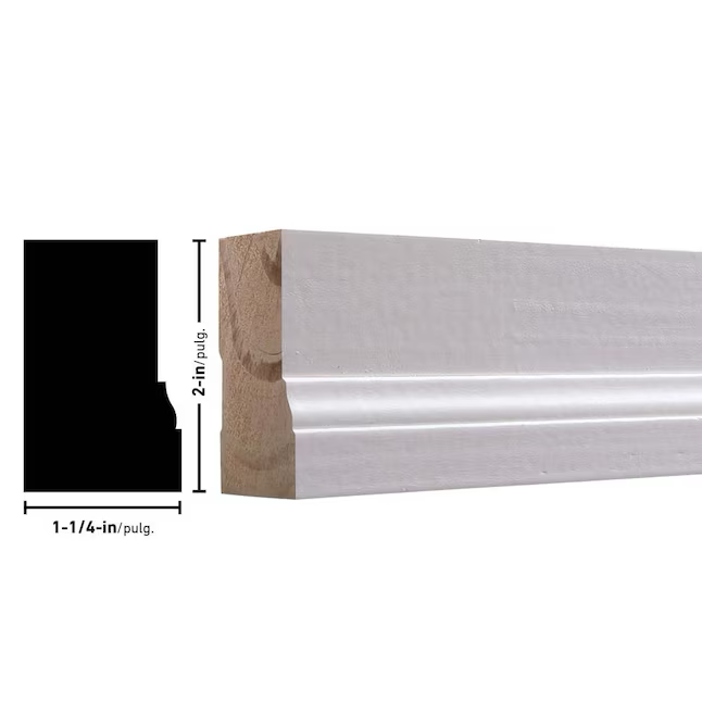 RELIABILT 1-1/4-in x 2-in x 7-ft Primed Pine 180 Brick