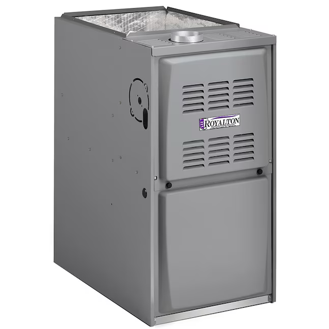 ROYALTON 44000-Max Input Natural Gas 80-Percentage Upflow/Horizontal 1-Stage Forced Air Furnace