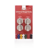 Smart Choice Universal Gas and Electric Range Knob Kit (Stainless Steel)