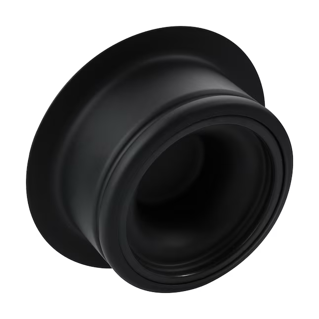 Allen + Roth 4.5-in Black Steel Garbage Disposal Sink Flange