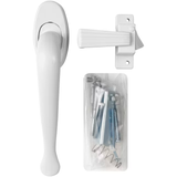 WRIGHT PRODUCTS 2.25-in Adjustable White Die-cast Metal Screen/Storm Door Handle Set Hardware Kit