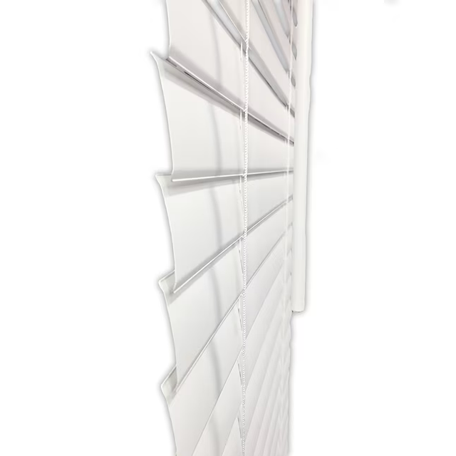 Project Source Premium 2-in Slat Width 30-in x 64-in Cordless White Vinyl Room Darkening Blinds