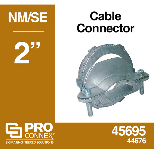 Sigma ProConnex 2-in Die Cast Zinc Clamp-on Type Service Entrance Connector Conduit Fittings