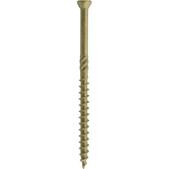 Power Pro #8 x 3-in Ceramic Exterior Trim Screws (90-Per Box)