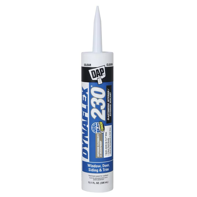 DAP Dynaflex 230 10.1-oz Clear Paintable Latex Caulk