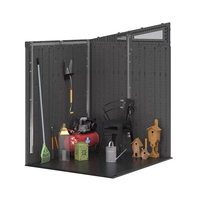 Suncast 6-ft x 5-ft Resin Shed Lean-to Resin Storage Shed (Floor Included)