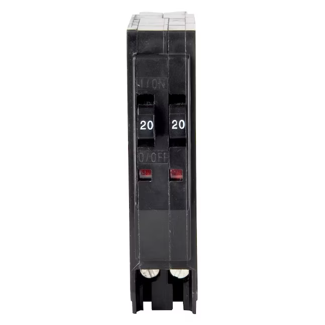 Square D QO 20-amp/20-amp 1-Pole Tandem Circuit Breaker