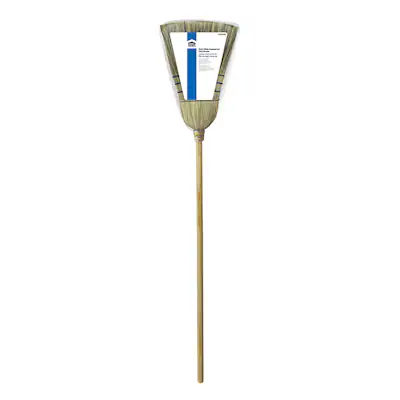 Project Source 14-in Corn Multi-surface All-purpose Upright Broom