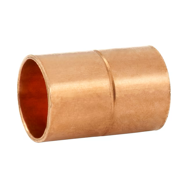 SABER SELECT 1/2 in. C x 1/2 in. C Copper Pressure Coupling with Rolled Stop