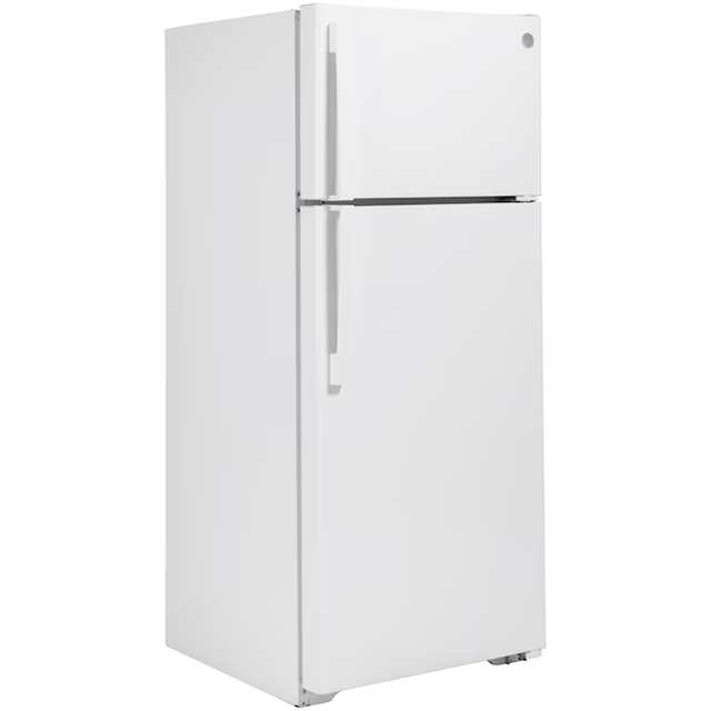 GE 17.5-cu ft Top-Freezer Refrigerator (White)