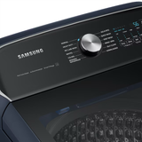 Samsung Pet Care Solution Lavadora inteligente de carga superior con impulsor de alta eficiencia de 5.4 pies cúbicos (azul marino cepillado) ENERGY STAR