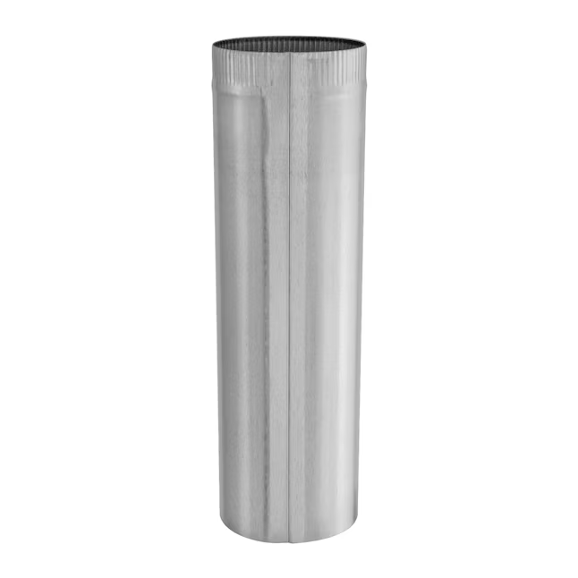 IMPERIAL 7-in x 24-in Galvanized Steel Round Duct Pipe