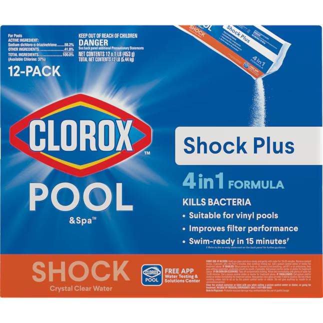 Clorox Pool&Spa 12-Pack 16-oz Pool Shock