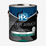 Pintura interior antiviral y antibacteriana PPG COPPER ARMOR™ (base satinada, blanca y pastel)