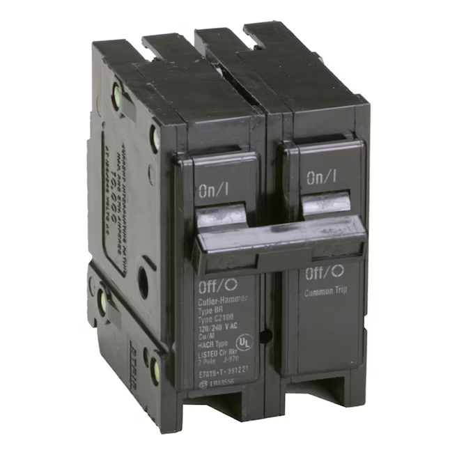 Eaton Type BR 50-Amp 2-Pole Standard Trip Circuit Breaker