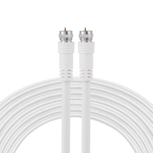 Utilitech 50-ft Rg6 White Coaxial Cable