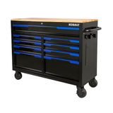 Kobalt 46.1-in L x 37.2-in H 9-Drawers Rolling Wood Work Bench