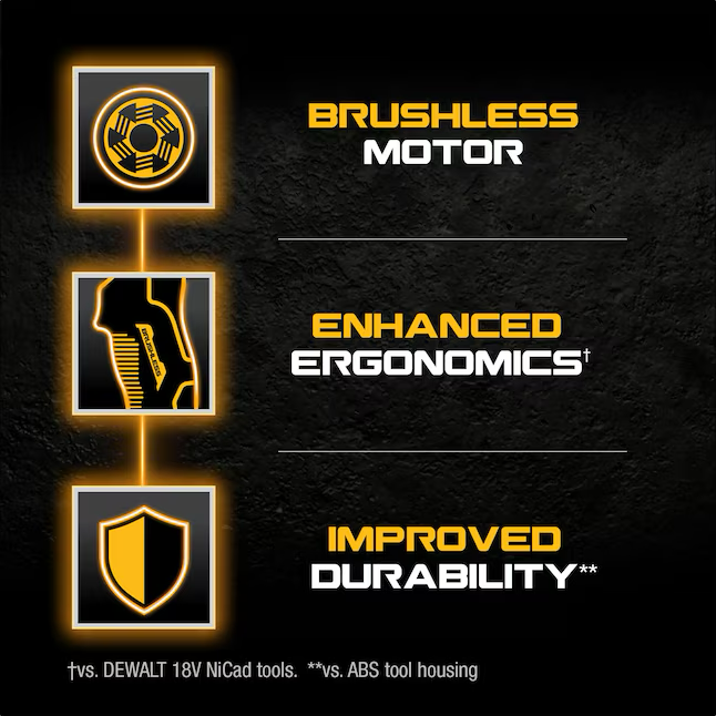 DEWALT XR Herramienta de corte inalámbrica sin escobillas con interruptor de gatillo máximo de 3 pulgadas y 20 voltios (solo herramienta)