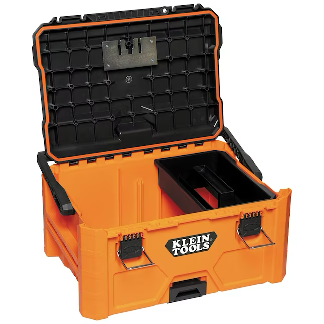 Klein Tools MODbox 22-in Orange Plastic and Metal Tool Box