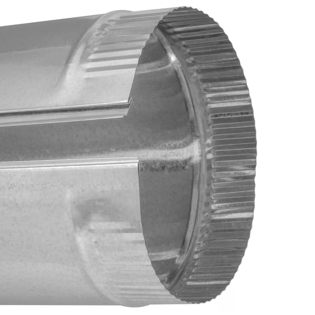 IMPERIAL 8-in x 60-in Galvanized Steel Round Duct Pipe