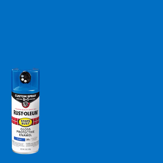 Rust-Oleum Stops Rust Custom Spray 5-in-1-Pack Gloss Sail Blue Spray Paint (NET WT. 12-oz)