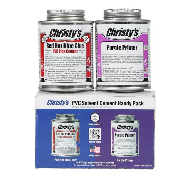 Christy's PVC Pipe Cement and Primer 8-fl oz PVC Cement and Primer