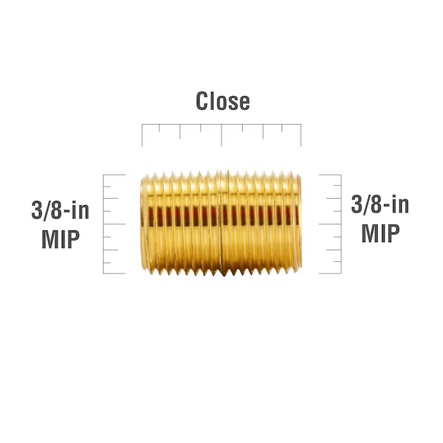 Proline Series 3/8-in x 3/8-in Threaded Male Adapter Nipple Fitting