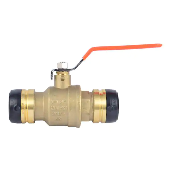 SharkBite 1-1/4 in. Push-to-Connect Brass Ball Valve