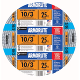 Southwire Armorlite 25-ft 10/3 Solid Aluminum Mc Cable