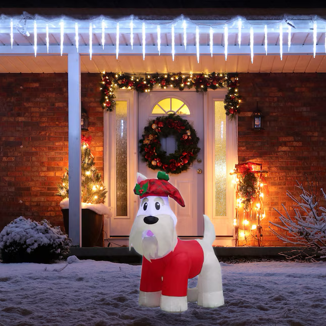 Holiday Living 3.5-ft LED Scottie Dog Christmas Inflatable