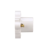 Eaton 660-Watt Plastic Keyless Cleat Socket, White